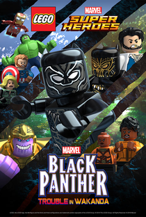 LEGO Marvel Super Heróis: Pantera Negra - Problema em Wakanda - Poster / Capa / Cartaz - Oficial 1