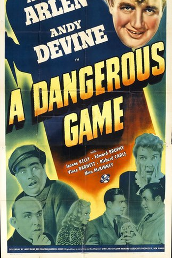 Poster de Filme A Dangerous Game (1941)