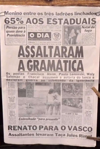 Poster 3 de Curta Assaltaram a Gramática (1984)