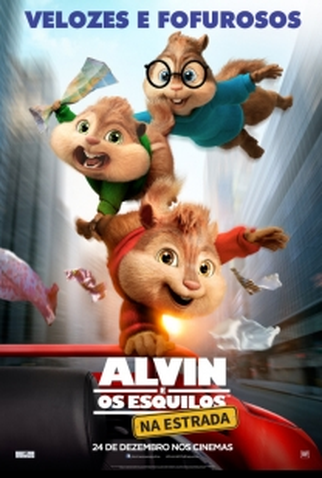 Poster 2 de Filme Alvin e os Esquilos: Na Estrada (2015)