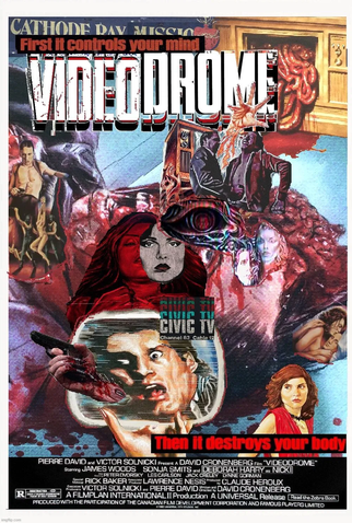 Poster 21 de Filme Videodrome: A Síndrome do Vídeo (1983)