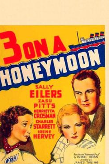 Poster de Filme Lua de Mel para Três (1934)