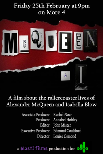 McQueen and I - Poster / Capa / Cartaz - Oficial 1