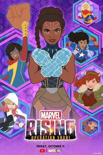 Poster de Curta Marvel Rising: Operação Shuri (2019)