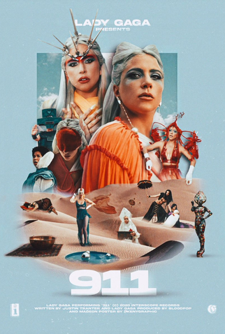 Poster 1 de Curta Lady Gaga: 911 (2020)