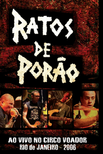Ratos de Porão: Ao vivo no Circo Voador 2008 - Poster / Capa / Cartaz - Oficial 1