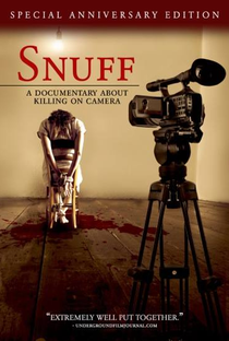 Snuff: A Documentary About Killing on Camera - Poster / Capa / Cartaz - Oficial 1