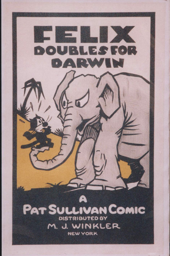 Poster de Curta Felix Doubles for Darwin (1924)