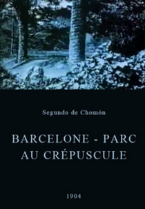 Barcelona - Parque ao crepúsculo (Barcelone - Parc au crépuscule)