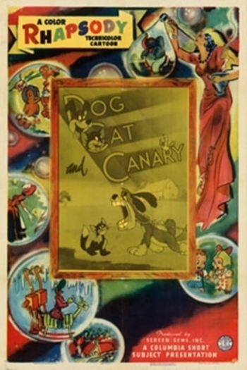 Poster de Curta Dog, Cat, and Canary (1945)