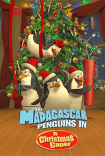 Os Pinguins de Madagascar em uma Missão de Natal - Poster / Capa / Cartaz - Oficial 1