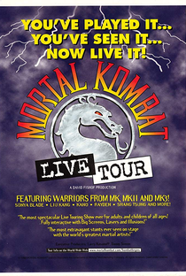 Mortal    Kombat   :   The  Live  Tour - Poster / Capa / Cartaz - Oficial 1