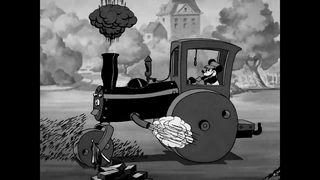Trailer: Mickey Mouse - Mickey's Steam Roller (1934) with recreated original titles (HD 1080p)