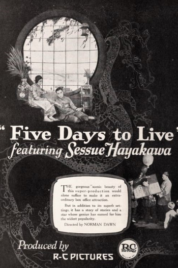 Poster de Filme Cinco Dias de Vida (1922)