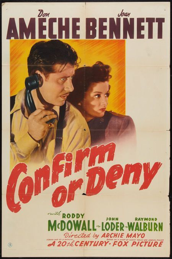 Poster de Filme Correspondente Especial (1941)