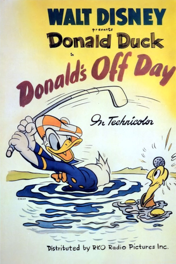 Poster de Curta Donald's Off Day (1944)