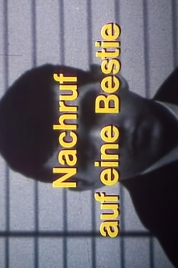 Poster de Filme Nachruf auf eine Bestie (1985)