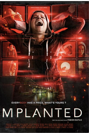 Poster de Filme Implanted (2021)