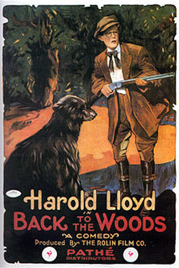 Poster de Curta Back to the Woods (1919)