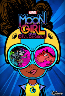 Garota da Lua e o Dinossauro Demônio (1ª Temporada) - Poster / Capa / Cartaz - Oficial 1