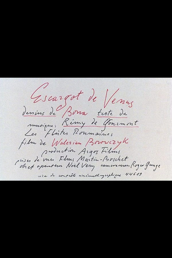  de Curta Escargot de Venus (1975)