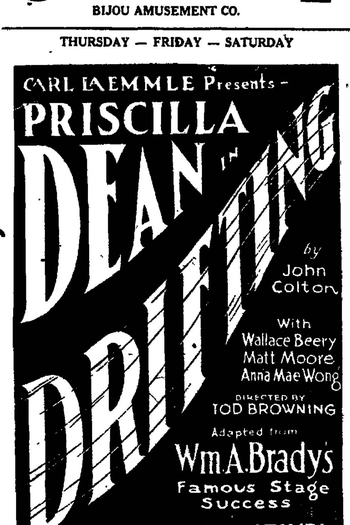 Poster de Filme No Turbilhão do Vício (1923)