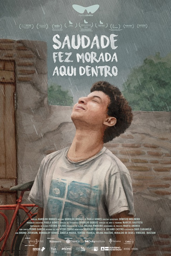 Poster de Filme Saudade Fez Morada Aqui Dentro (2023)