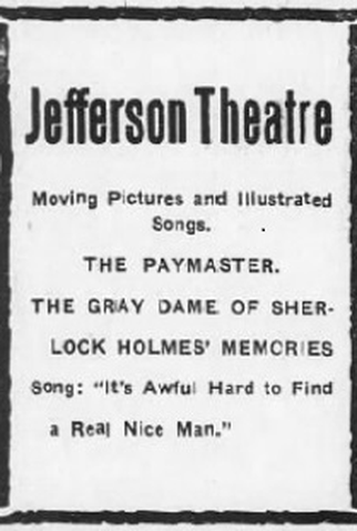 Poster 1 de Curta Sherlock Holmes VI (1909)