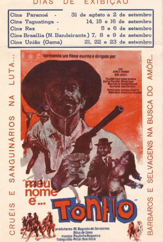 Poster 4 de Filme Meu Nome é... Tonho (1969)