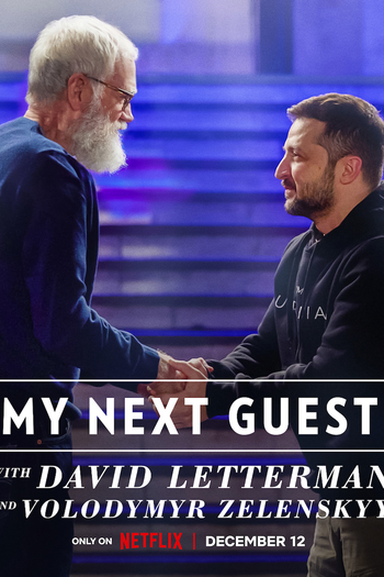 Poster de Filme O próximo convidado com David Letterman e Volodymyr Zelensky (2022)