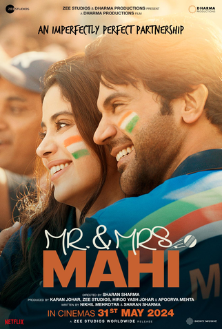 Poster 1 de Filme Sr. e Sra. Mahi (2024)