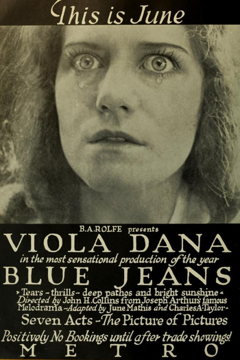 Poster de Filme Blue Jeans (1917)