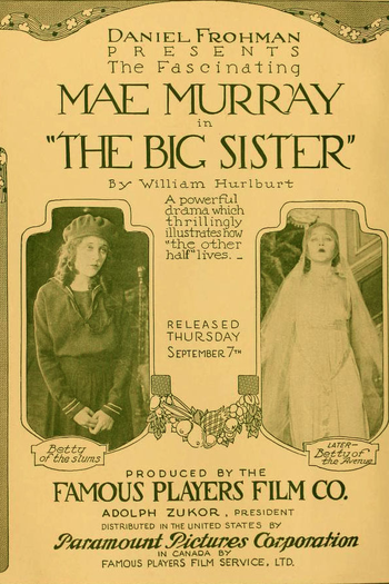 Poster de Filme The Big Sister (1916)