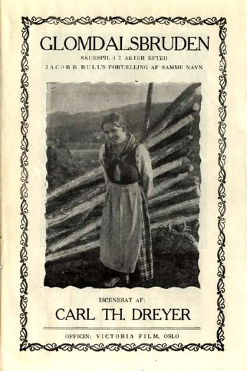 Poster de Filme A Noiva de Glomdal (1926)