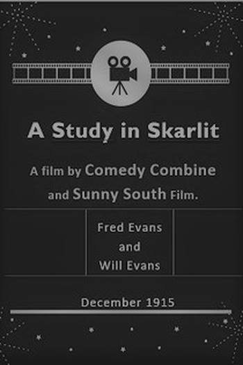 Poster de Curta A Study in Skarlit (1915)