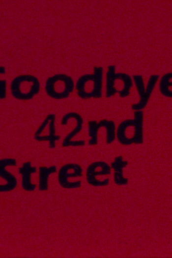 Poster de Curta Adeus, 42nd Street (1986)