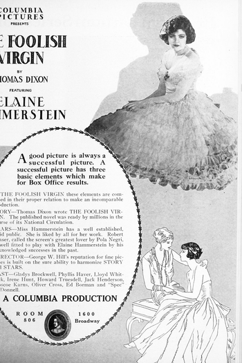 Poster de Filme The Foolish Virgin (1924)