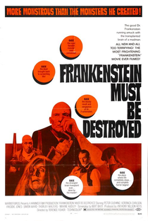 Frankenstein Tem Que Ser Destruído  - Poster / Capa / Cartaz - Oficial 2