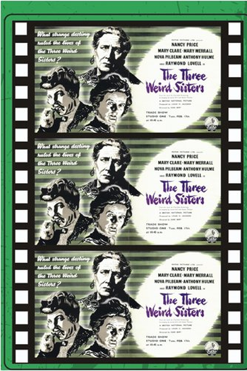 Poster de Filme The Three Weird Sisters (1948)