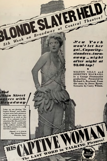 Poster de Filme Presa de Amor (1929)