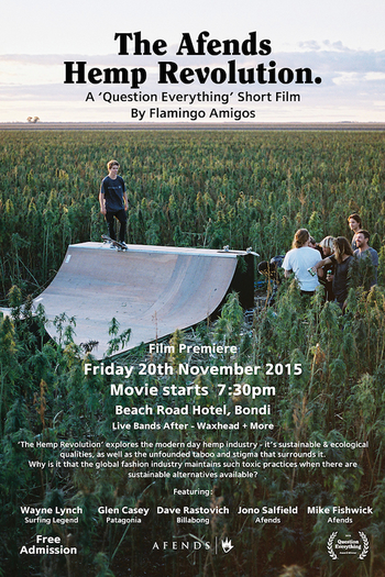 Poster de Curta The Afends Hemp Revolution (2015)