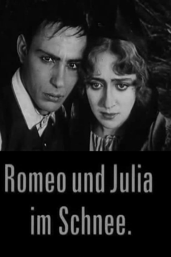 Poster de Filme Romeu e Julieta na Neve (1920)