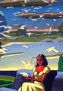 A Jovem e as Nuvens (La jeune fille et les nuages)