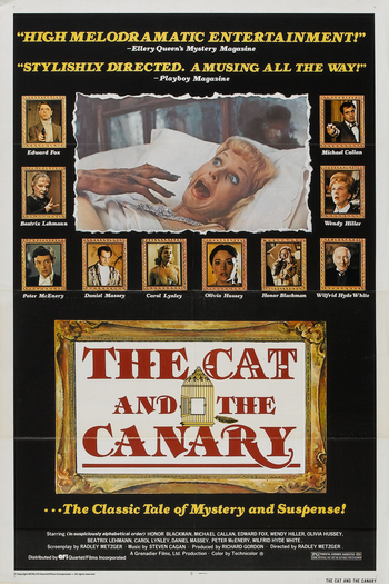 Poster de Filme O Gato e o Canario (1978)
