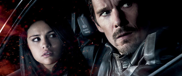 Selena Gomez e Ethan Hawke no novo pôster de “Getaway”
