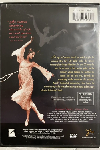  de Filme Suzanne Farrell: Elusive Muse (1996)