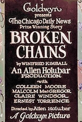 Poster 1 de Filme Broken Chains (1922)