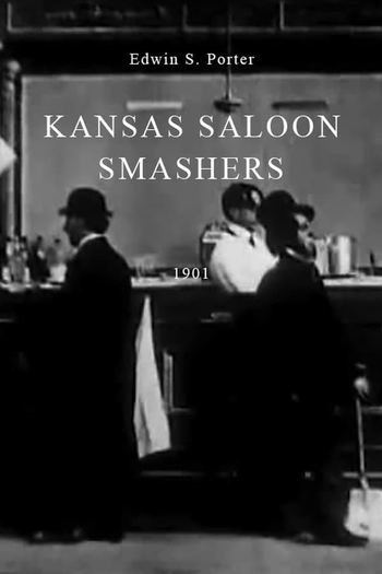 Poster de Curta Kansas Saloon Smashers (1901)