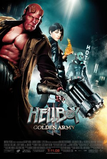 Hellboy II: O Exército Dourado - Poster / Capa / Cartaz - Oficial 3