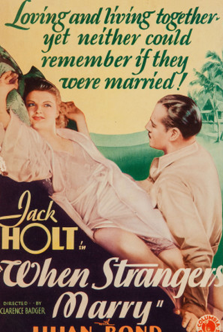 Poster 1 de Filme Quando Estranhos Se Casam (1933)